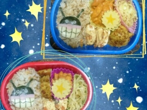 簡単キャラ弁♪バイキンマン